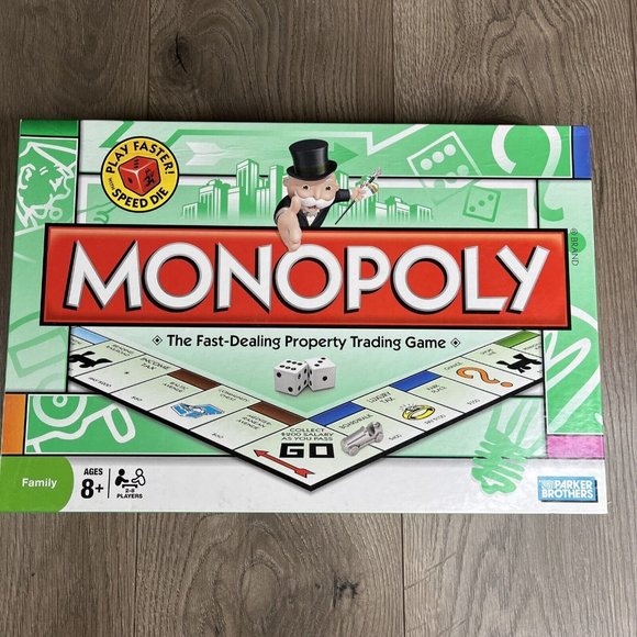 Parker Brothers Games Monopoly Play Faster With New Speed Die